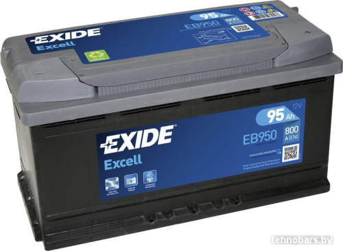 Автомобильный аккумулятор Exide Excell EB950 (95 А/ч) фото 3
