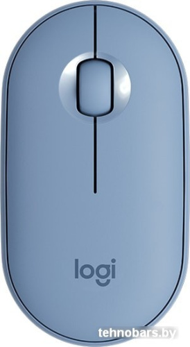 Мышь Logitech M350 Pebble (голубой) фото 3