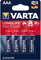 Элементы питания Varta Longlife Max Power AAA 4 шт.