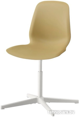 Офисный стул Ikea Лейф-арне 493.049.67 (оливково-зеленый/бальсбергет белый) фото 3