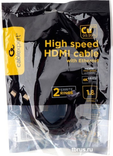 Кабель Cablexpert CCF2-HDMI4-6 HDM - HDMI (1.8 м, черный) фото 4