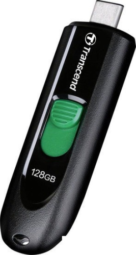 USB Flash Transcend JetFlash 790C 128GB (черный/зеленый) фото 7