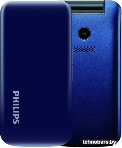 Мобильный телефон Philips Xenium E255 (синий) фото 3