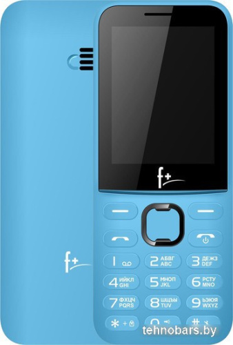 Кнопочный телефон F+ F240L (голубой) фото 3