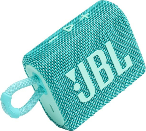 Беспроводная колонка JBL Go 3 (бирюзовый) фото 7