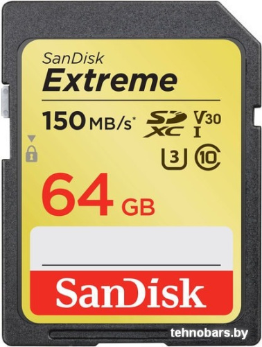 Карта памяти SanDisk Extreme SDXC SDSDXV6-064G-GNCIN 64GB фото 3