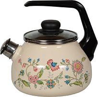 Чайник со свистком СтальЭмаль Луговые цветы 4с210я