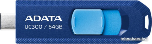 USB Flash ADATA UC300 64GB (синий/голубой) фото 3