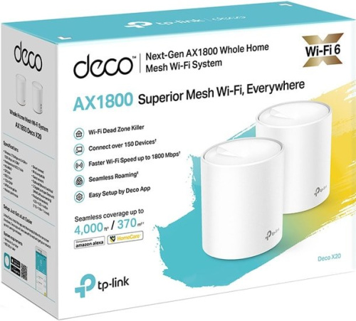Wi-Fi система TP-Link Deco X20 (2 шт.) фото 4
