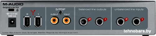Аудиоинтерфейс M-Audio FireWire Solo фото 4