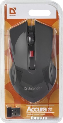 Мышь Defender Accura MM-275 (черный/красный) фото 6