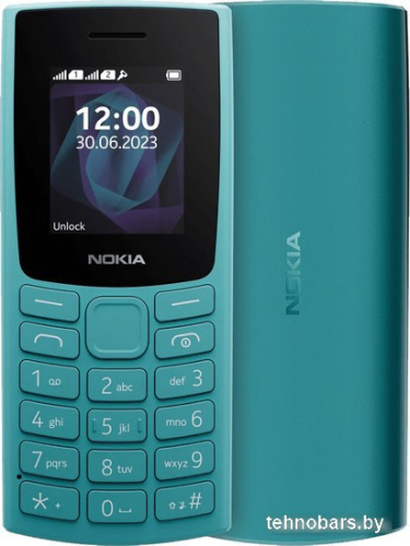 Кнопочный телефон Nokia 105 (2023) Dual SIM TA-1557 (бирюзовый) фото 3