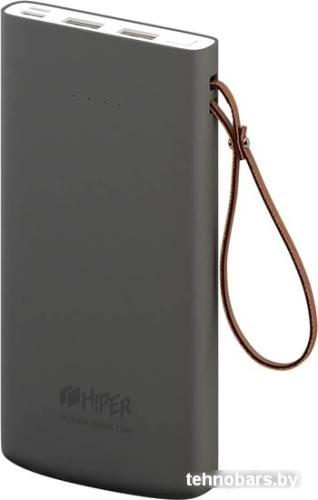 Портативное зарядное устройство Hiper Travel10k (серый) фото 4