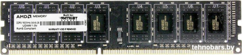 Оперативная память AMD Radeon RE1600 Entertainment 4GB DDR3 PC3-12800 (R534G1601U1S-UO) фото 3