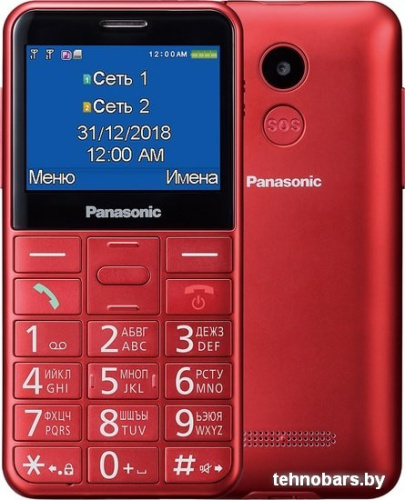 Мобильный телефон Panasonic KX-TU150RU (красный) фото 3