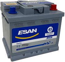Автомобильный аккумулятор ESAN 45 R+ низк. (45 А·ч)