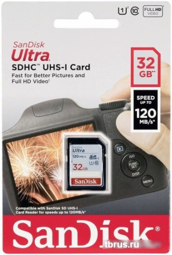 Карта памяти SanDisk Ultra SDHC SDSDUN4-032G-GN6IN 32GB фото 6