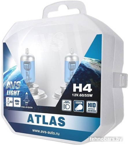 Галогенная лампа AVS Atlas PB H4 2шт фото 3