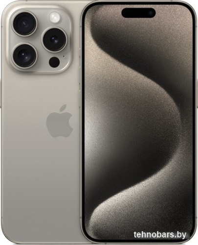 Смартфон Apple iPhone 15 Pro Dual SIM 256GB (природный титан) фото 3