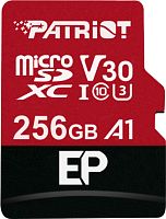 Карта памяти Patriot microSDXC EP Series PEF256GEP31MCX 256GB (с адаптером)