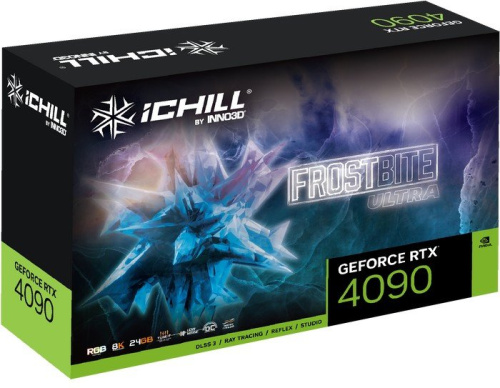 Видеокарта Inno3D GeForce RTX 4090 iChill Frostbite Ultra C4090-246XX-1833FBU фото 5