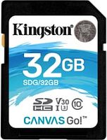 Карта памяти Kingston Canvas Go! SDG/32GB SDHC 32GB