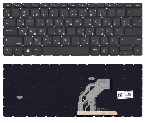 Клавиатура для ноутбука HP 440 G6 черная