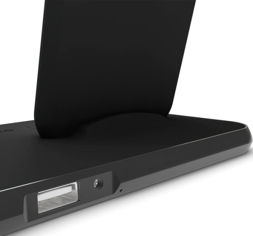 Беспроводное зарядное Zens Stand+Dock Aluminium Wireless Charger (черный) фото 4
