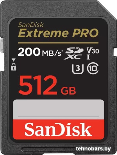 Карта памяти SanDisk Extreme PRO SDXC SDSDXXD-512G-GN4IN 512GB фото 3
