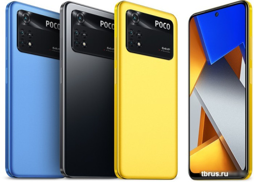Смартфон POCO M4 Pro 4G 6GB/128GB международная версия (желтый) фото 4