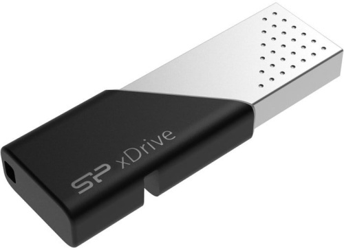 USB Flash Silicon-Power xDrive Z50 128GB (черный/серебристый) фото 7