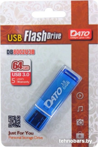 USB Flash Dato DB8002U3B 128GB (синий) фото 4