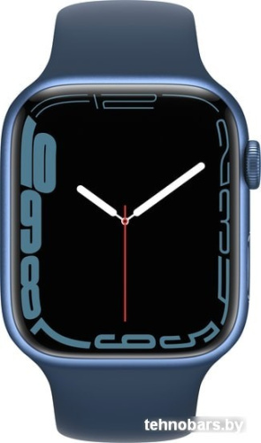 Умные часы Apple Watch Series 7 45 мм (синий/синий омут спортивный) фото 4