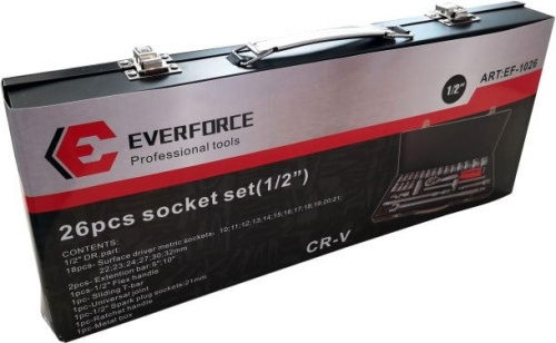 Универсальный набор инструментов Everforce EF-1026 (26 предметов) фото 3
