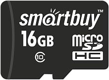 Карта памяти Smart Buy microSDHC SB16GBSDCL10-00LE 16GB