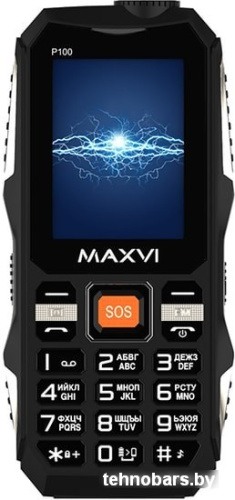 Мобильный телефон Maxvi P100 (черный) фото 4