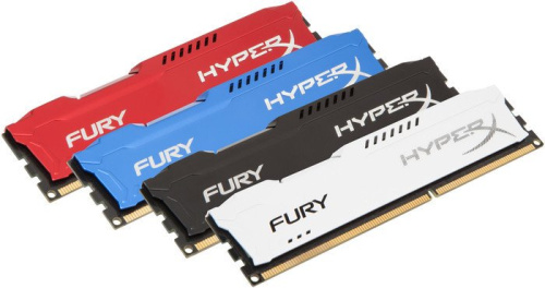 Оперативная память Kingston HyperX Fury Red 4GB DDR3 PC3-12800 (HX316C10FR/4) фото 5
