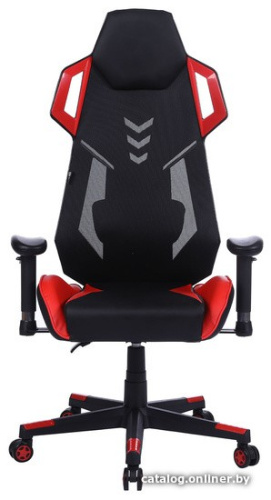 Кресло CACTUS CS-CHR-090BLR (черный/красный) фото 6