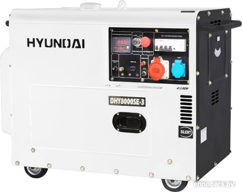 Дизельный генератор Hyundai DHY 8000SE-3 фото 3