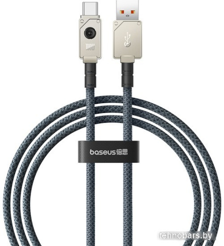 Кабель Baseus Unbreakable Series USB Type-A - USB Type-C (1 м, белый) фото 3