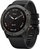 Умные часы Garmin Fenix 6X Sapphire (серый DLC/черный)