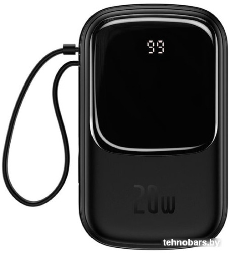 Внешний аккумулятор Baseus Qpow Pro Digital Display Fast Charge 10000mAh 20W (черный) фото 3