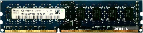 Оперативная память Hynix 4GB DDR3 PC3-12800 (HMT451U6AFR8C-PB) фото 3