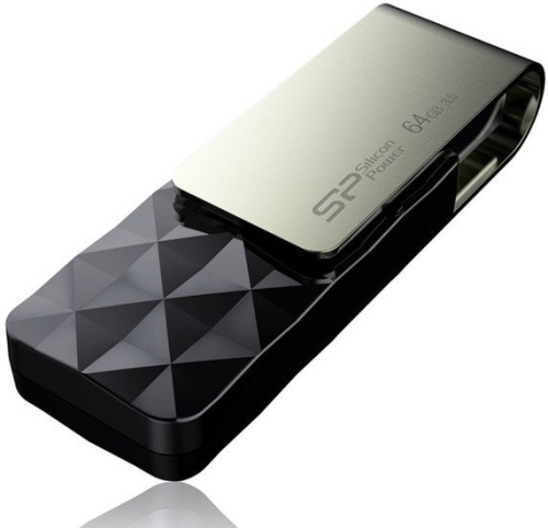 USB Flash Silicon-Power Blaze B30 64GB (SP064GBUF3B30V1K) фото 4