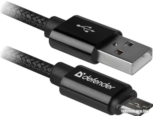 Кабель Defender USB08-03T (черный) фото 3