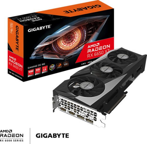 Видеокарта Gigabyte Radeon RX 6650 XT Gaming OC 8G GV-R665XTGAMING OC-8GD фото 4