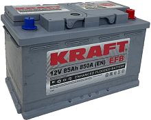 Автомобильный аккумулятор KRAFT EFB 85 R+ (85 А·ч)