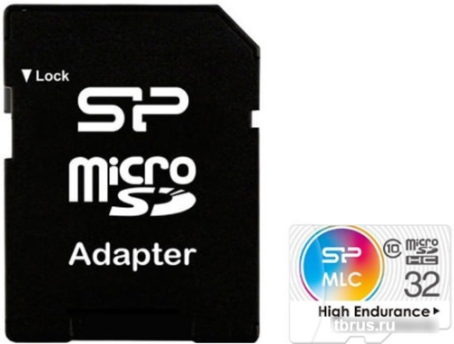Карта памяти Silicon-Power High Endurance microSDXC SP032GBSTHIU3V10SP 32GB (с адаптером) фото 3