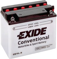 Мотоциклетный аккумулятор Exide EB16L-B (19 А·ч)