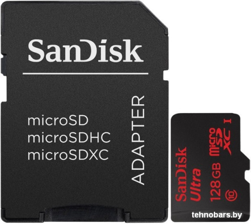 Карта памяти SanDisk Ultra microSDXC UHS-I (Class 10) 128GB (SDSDQUA-128G-G46A) фото 3